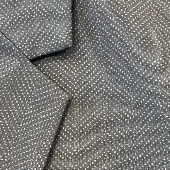 Black & Gray Herringbone Print Blazer - Picture 3 of 5